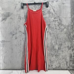 Heart & Hips Y2K red strappy pencil dress Size Large sporty 90s 2000's